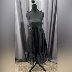 Wild fable, NWT organza, sleeveless baby doll midi dress size medium
